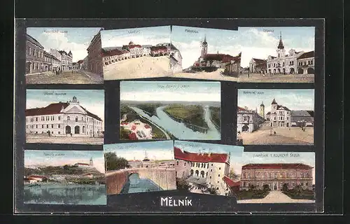 AK Melnik, Namesti, Podhradi, Radnice