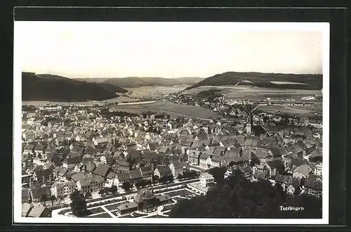 AK Tuttlingen, Totalansicht aus der Vogelschau