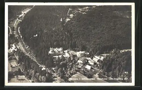 AK Villingen /Schwarwald, Waldhotel, Fliegeraufnahme