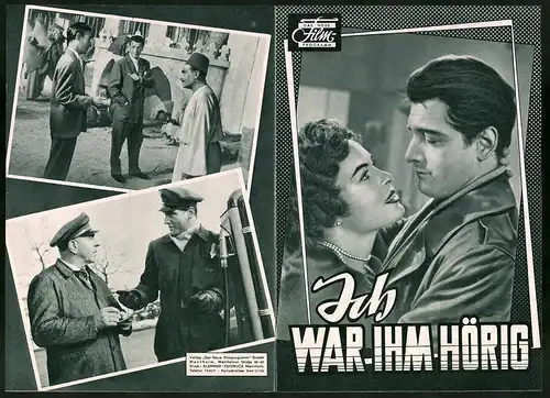 Filmprogramm DNF, Ich war ihm hörig, Barbara Rütting, Carlos Thompson, Kai Fischer, Regie: Wolfgang Becker