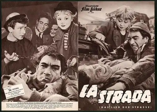 Filmprogramm IFB Nr. 3383, La Strada, Giulietta Masina, Anthony Quinn, Regie: Federico Fellini