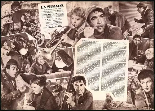 Filmprogramm IFB Nr. 3383, La Strada, Giulietta Masina, Anthony Quinn, Regie: Federico Fellini