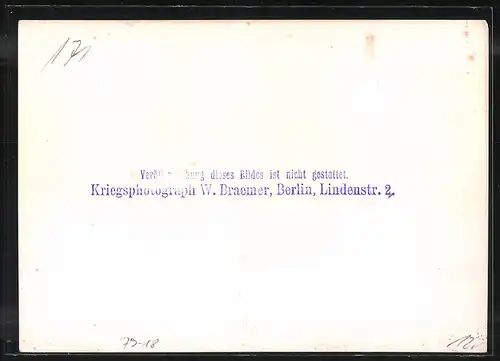 Fotografie 1.WK, Königl. Bayrische 1.Feldartillerie-Regiment Prinz Luitpold, 10cm Geschütz in Stellung