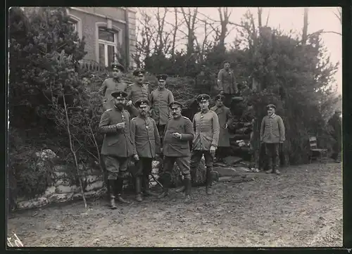 Fotografie 1.WK, Königl. Bayrische 1.Feldartillerie-Regiment Prinz Luitpold, Bayrischer Generalstab