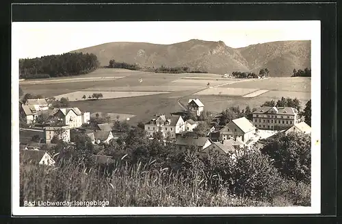 AK Bad Liebwerda / Lazne Libverda, Teilansicht, Isergebirge