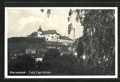 AK Marienbad, Café Egerländer