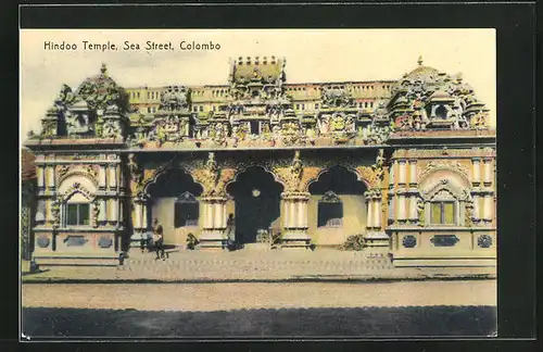 AK Colombo, Hindoo Temple, Sea Street