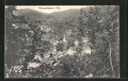 AK Wasserburg i. Els., Panorama
