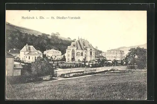 AK Markirch i. Els., St. Diedler-Vorstadt