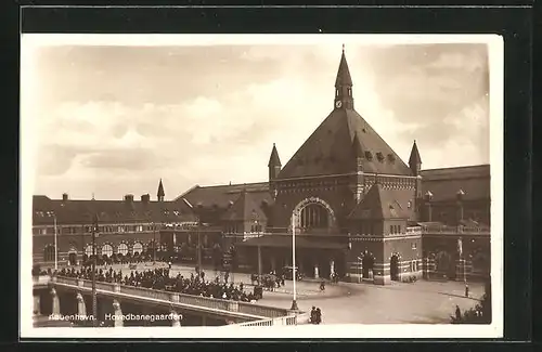 AK Kobenhavn, Hovedbanegaarden, Bahnhof