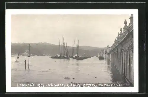 AK Sao Felix, Avenida Salvador Pinto, Hochwasser 1930