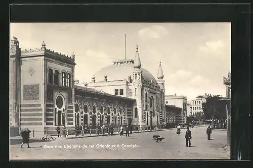 AK Konstantinopel, Gare des Chemins de fer Orientaux à Constple