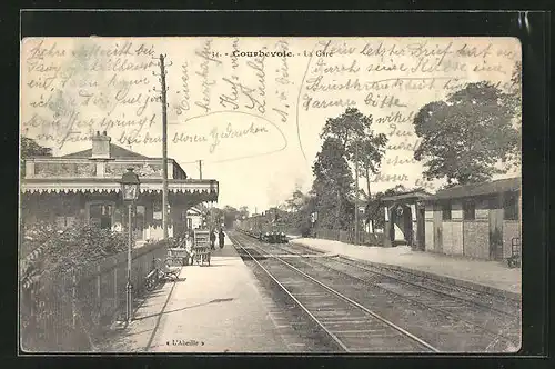 AK Courbevoie, La Gare