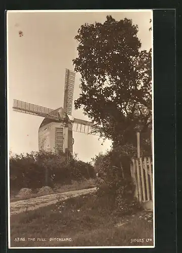 AK Ditchling, The Mill, Windmühle