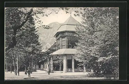 AK Bad Reichenhall, Gradierhaus mit Hohen Staufen