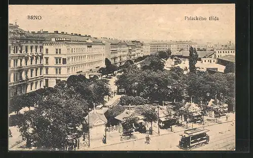 AK Brno, Palackeho trida, Strassenbahn