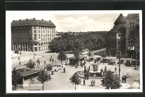 AK Göteborg, Järntorget, Strassenbahn