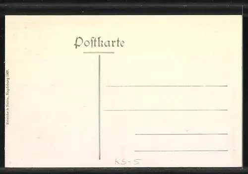 AK Kassel, Partie am Friedrichsplatz, Häuserfassaden