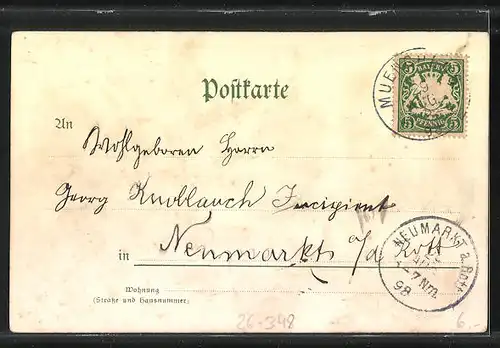Künstler-AK Carl Münch: München, der Wittelsbacher Brunnen, Brunnenbuberl