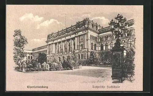 AK Berlin-Charlottenburg, an der Technischen Hochschule