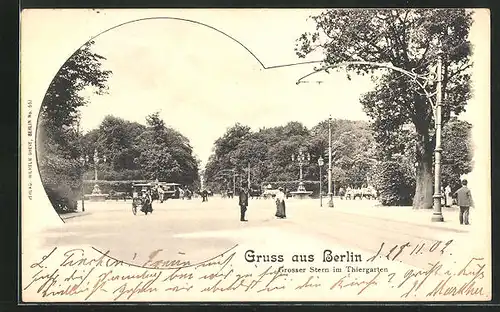 AK Berlin-Tiergarten, Grosser Stern