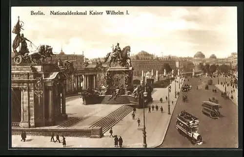 AK Berlin, Nationaldenkmal Kaiser Wilhelm I.