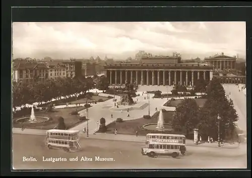 AK Berlin, Lustgarten und Altes Museum