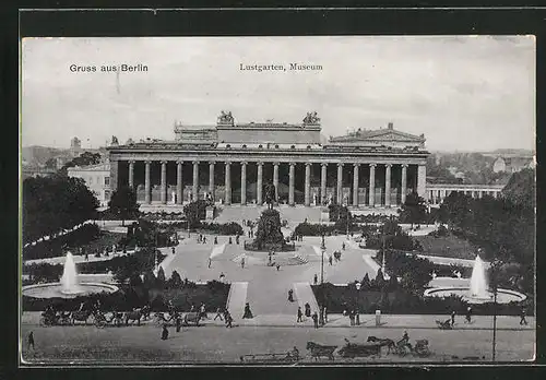 AK Berlin, Museum mit Lustgarten