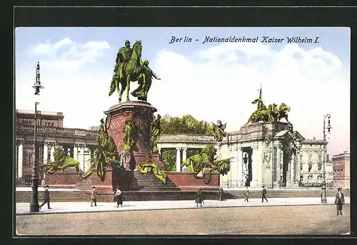 AK Berlin, Nationaldenkmal Kaiser Wilhelm I.
