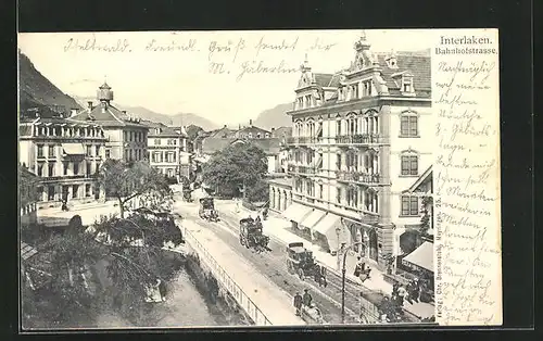 AK Interlaken, Bahnhofstrasse