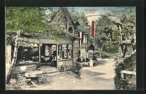 AK Dresden-Pillnitz, Gasthaus Meixmühle