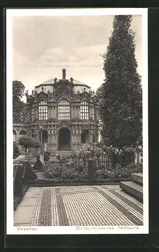 AK Dresden, Wallpavillon des Zwingers