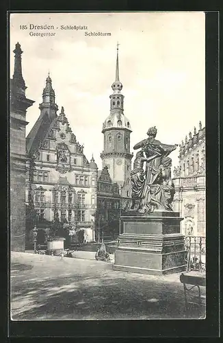 AK Dresden, Georgentor und Schlossturm