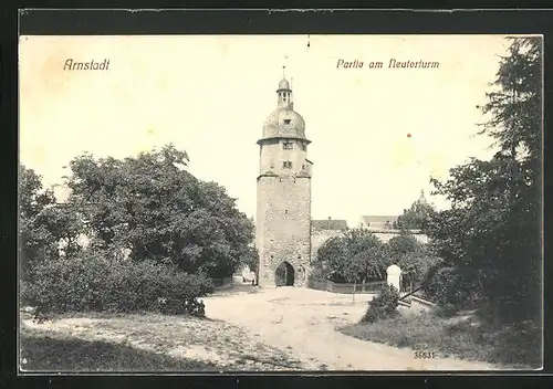 AK Arnstadt, Partie am Neutorturm