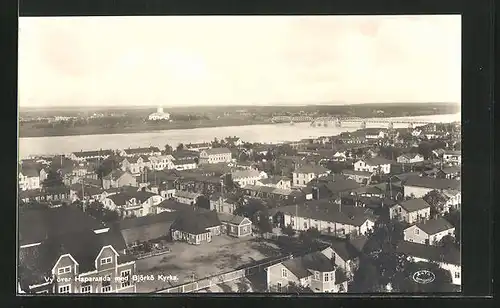 AK Haparanda, Panorama med Björkö Kyrka