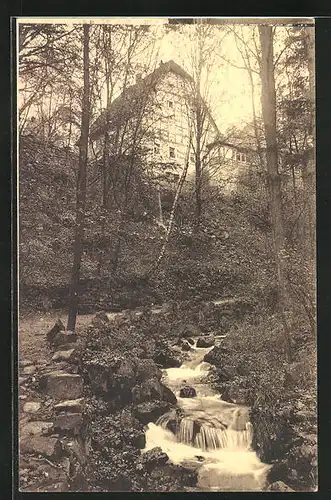 AK Dresden-Hosterwitz, Blick zur Keppmühle