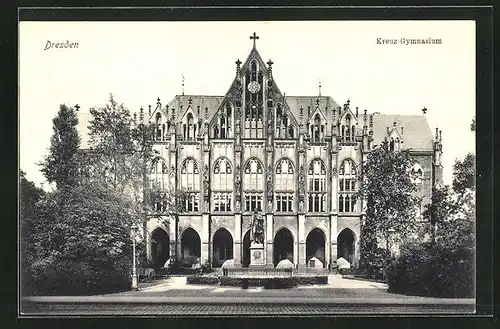 AK Dresden, Blick auf das Kreuzgymnasium