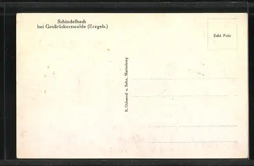 AK Schindelbach b. Grossrückerswalde, Gesamtansicht mit Umgebung