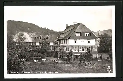 AK Hinterzarten / Schwarzwald, Hotel Linde