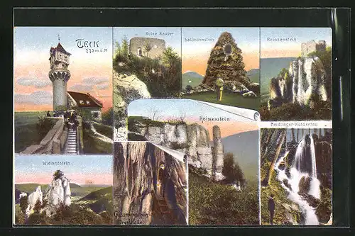 AK Teck, Neidlinger Wasserfall, Heimenstein, Reussenstein