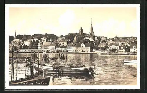AK Flensburg, Partie am Hafen