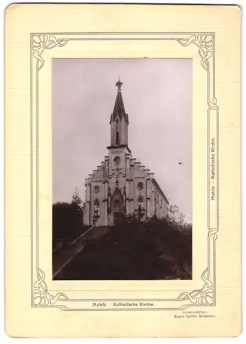 Fotografie Eugen Currlin, Blumenau, Ansicht Blumenau, Matriz, Katholische Kirche