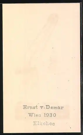 Exlibris Ing. J. Schoenecker, Kran hebt einen Mann hoch
