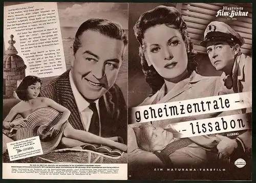 Filmprogramm IFB Nr. 3496, Geheimzentrale Lissabon, Ray Milland, Maureen O`Hara, Regie: Ray Milland