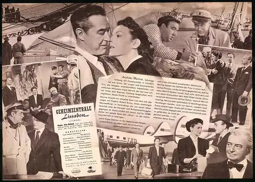 Filmprogramm IFB Nr. 3496, Geheimzentrale Lissabon, Ray Milland, Maureen O`Hara, Regie: Ray Milland