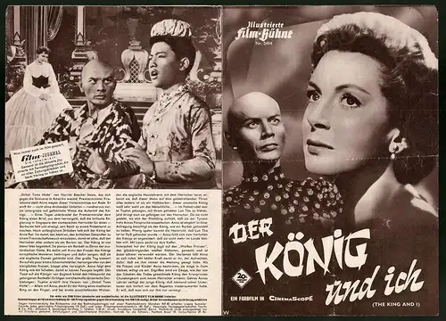 Filmprogramm IFB Nr. 3494, Der König und ich, Deborah Kerr, Yul Brynner, Rita Moreno, Regie: Walter Lang