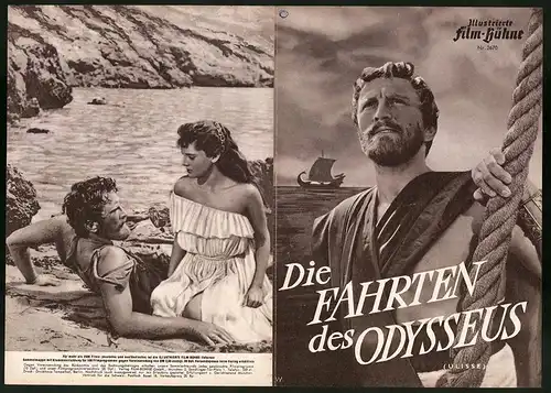 Filmprogramm IFB Nr. 2670, Die Fahrten des Odysseus, Kirk Douglas, Silvana Mangano, Regie: Mario Camerini