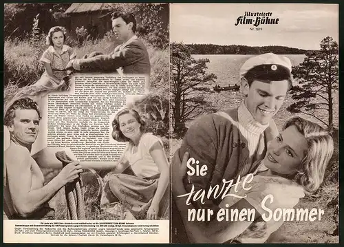 Filmprogramm IFB Nr. 1619, Sie tanzte nur einen Sommer, Folke Sundquist, Ulla Jacobsson, Regie: Arne Mattsson