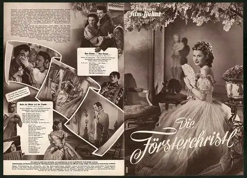 Filmprogramm IFB Nr. 1541, Die Försterchristl, Johanna Matz, Angelika Hauff, Regie: A. M. Rabenalt