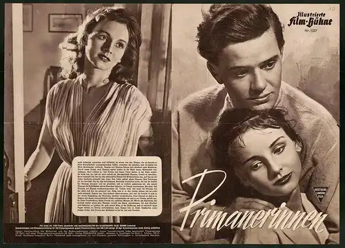 Filmprogramm IFB Nr. 1327, Primanerinnen, Ingrid Andree, Walter Giller, Regie: Rolf Thiele